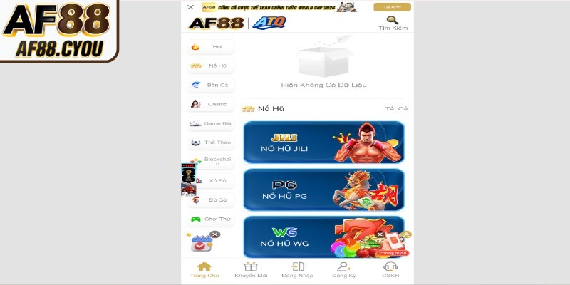 Tổng quan về hệ sinh thái trò chơi AF88